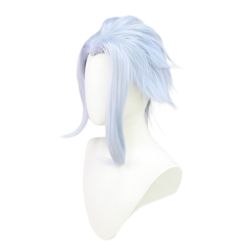 Indulge in anime glamour with this silver short wig and cap ensemble. Elevate your cosplaying experience with a sleek and stylish accessory for a range of characters