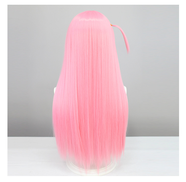 Transform into your favorite anime characters with this pink long wig and cap combo. The flowing locks and secure cap make it easy to embody the fantasy world of anime in your cosplay endeavors