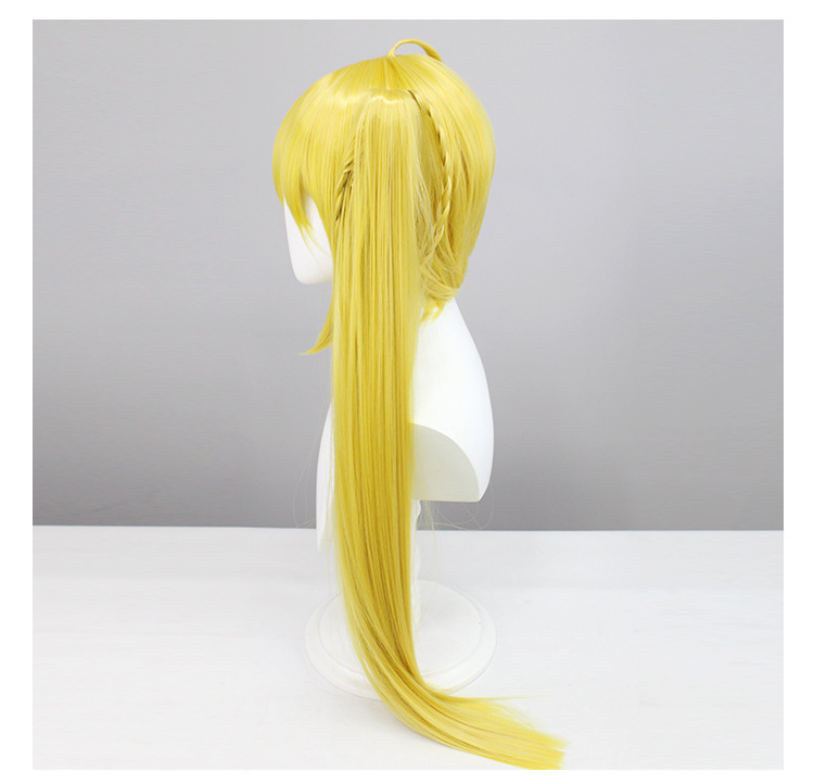 70cm long yellow wig, ideal for anime cosplay and costume events