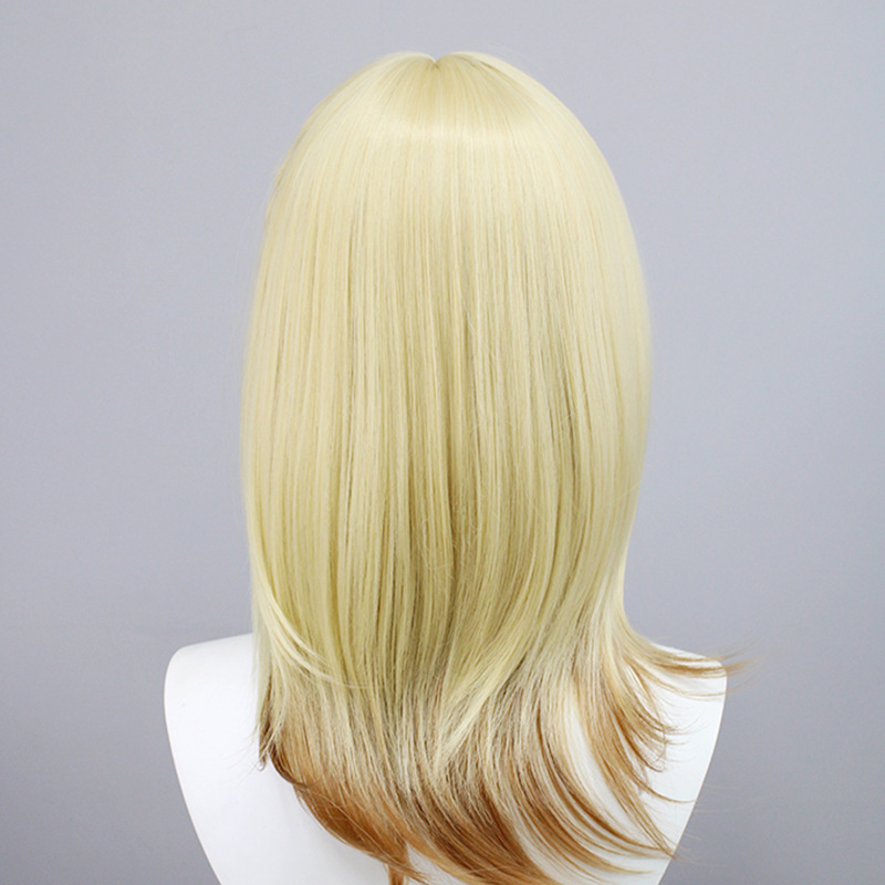 ndulge in premium quality with our short blonde cosplay wig, expertly crafted for a comfortable fit with the included cap. Discover excellence in our wide array of anime wigs