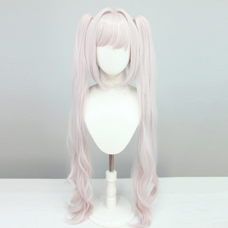 Elevate your cosplay game with this long-length light pink anime wig, complete with a cap for a secure fit. Perfect for achieving an authentic and stylish look at any anime-themed event