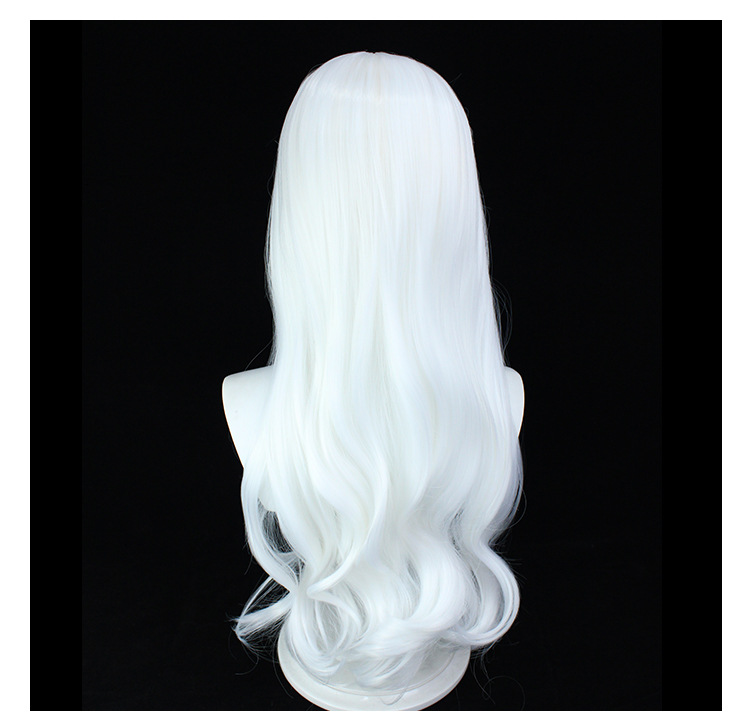 Experience classic beauty with this long white anime wig exclusively crafted for adults. Elevate your cosplaying game by adding a timeless and elegant touch to your character portrayals