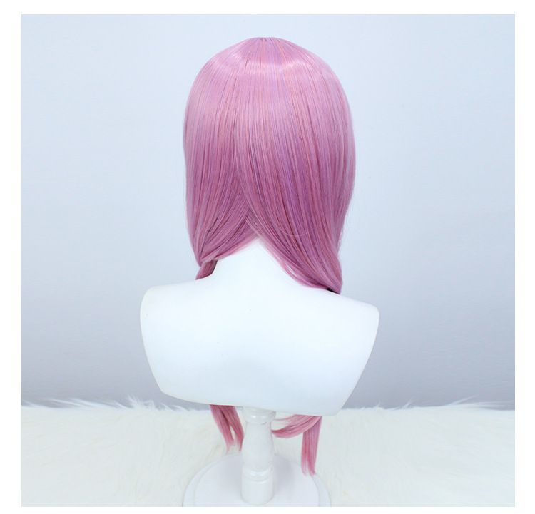 Master the art of cosplay with this captivating pink long hair wig. The included cap ensures a secure and comfortable fit, allowing you to embody your favorite anime characters with style