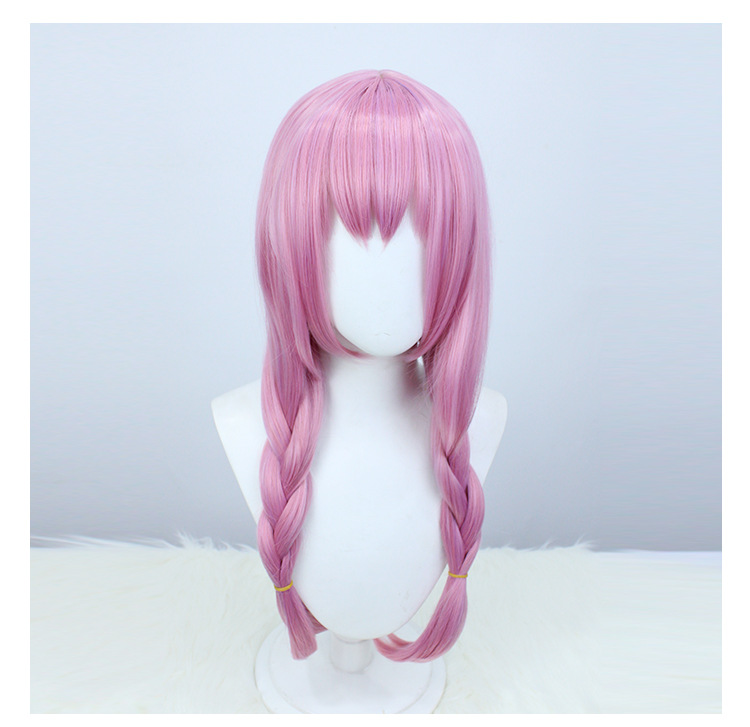 Elevate your cosplay game with this anime-inspired pink long hair wig. The cap ensures a secure fit, while the luscious length adds a touch of glam to your character portrayal