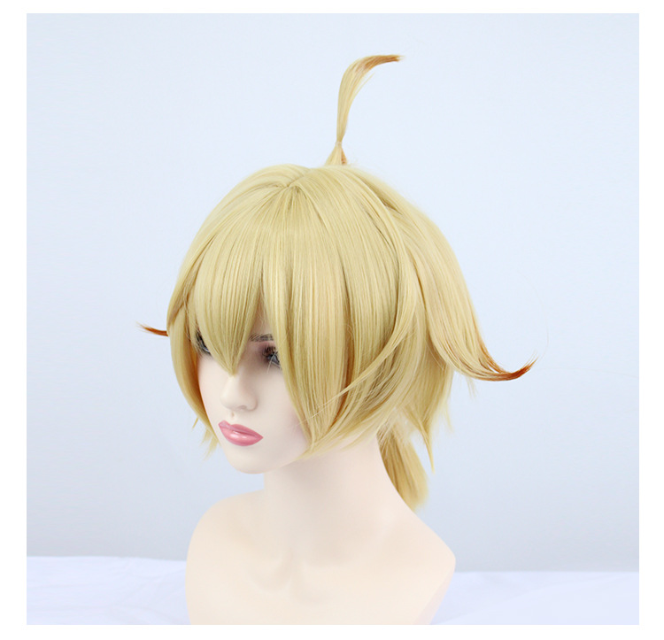Effortless style meets versatility with our anime-inspired short blonde wig, complete with a comfortable cap. Ideal for various looks, this wig is a must-have in your cosplay arsenal