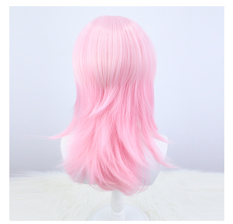 Step into confident cosplay with this pink short wig and cap ensemble designed for adults. The cap provides a secure fit, ensuring you exude style while portraying your favorite characters