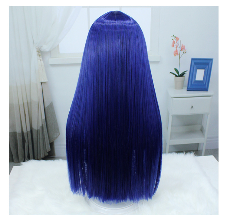 Add whimsical charm to your anime transformations with this long wig in mesmerizing purple-blue tones. A captivating accessory that ensures you stand out with its vibrant and stylish appearance