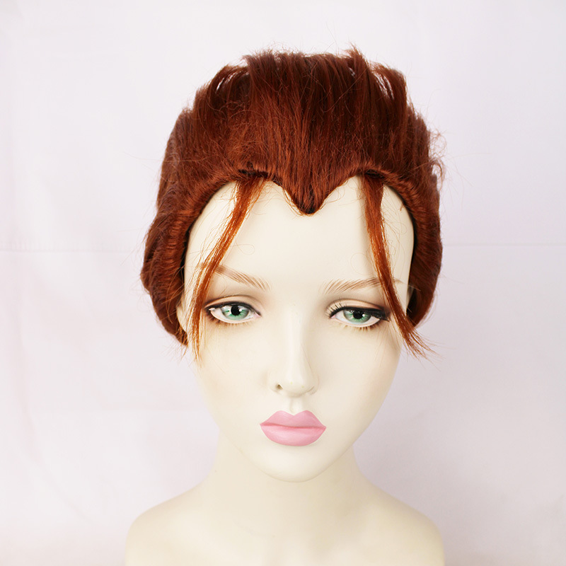 Embrace rustic elegance with this short radish brown anime wig designed for cosplay enthusiasts. The secure cap ensures a comfortable fit, making it an ideal choice for expressing your character's charm with style