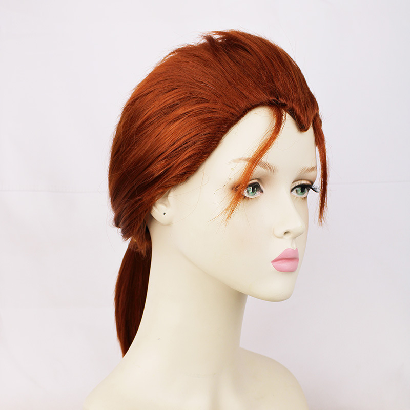 Achieve chic simplicity with this radish brown short wig tailored for anime fans. The secure cap provides a comfortable fit, making it a versatile accessory for expressing your character's essence with ease