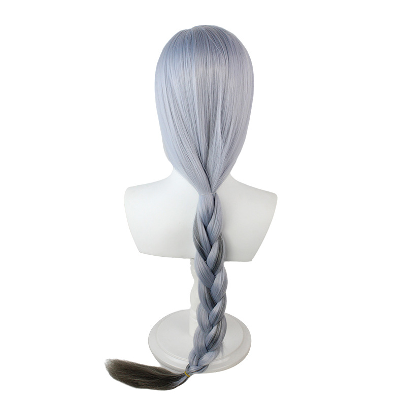 ssential light blue wig with cap for flawless cosplay. Achieve a stunning and natural look with this versatile accessory that combines style and comfort seamlessly
