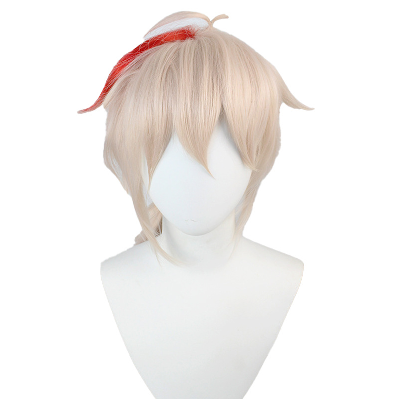 Discover a range of styles with our blonde cosplay wig designed for men, featuring a cap. Dive into our diverse anime wigs collection for authentic and versatile looks