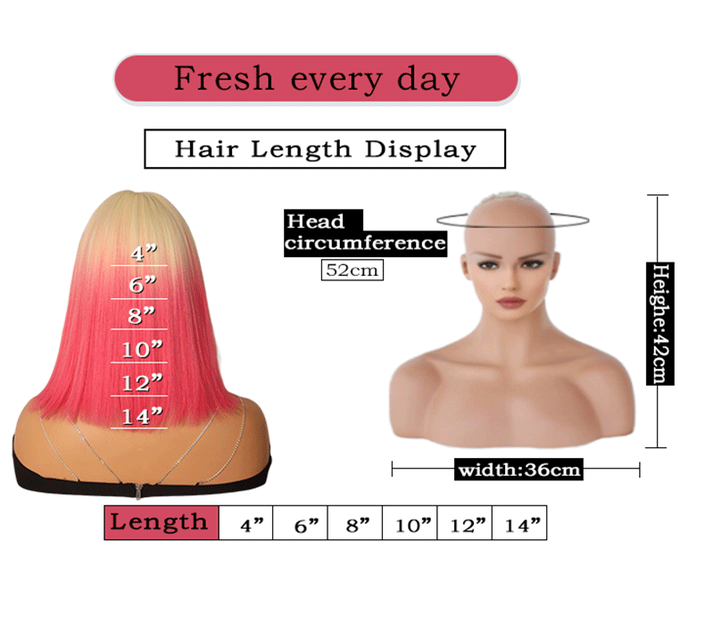 Guide to selecting the correct size for your wig, ensuring a comfortable fit